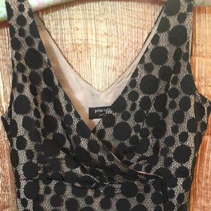 Principles Lace-Net Top w/lining Sz 10
